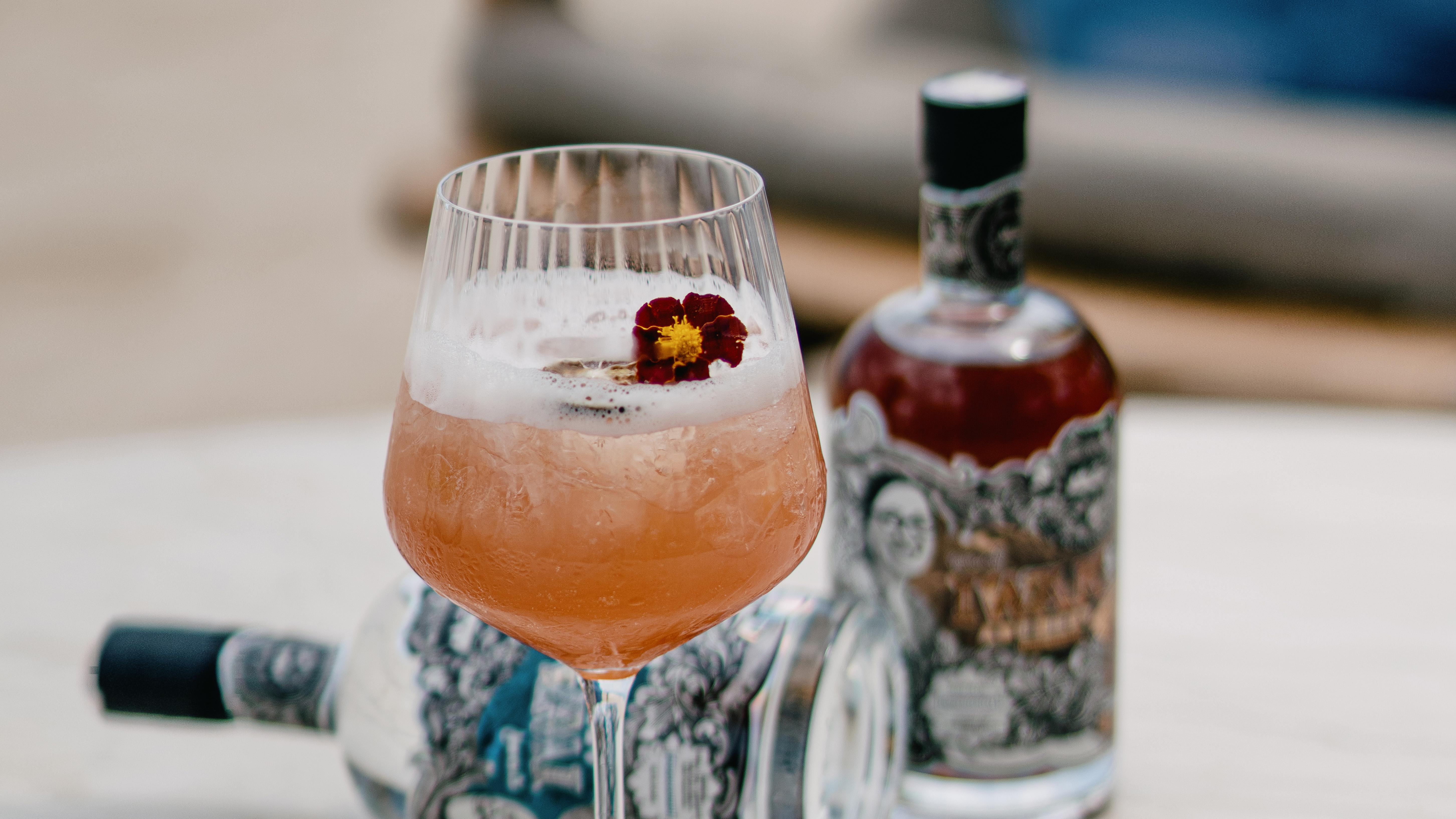 Galang Kangin – Iwak Arumery Mangoestin, triple sec, lime juice, cranberry juice, and sugar syrup